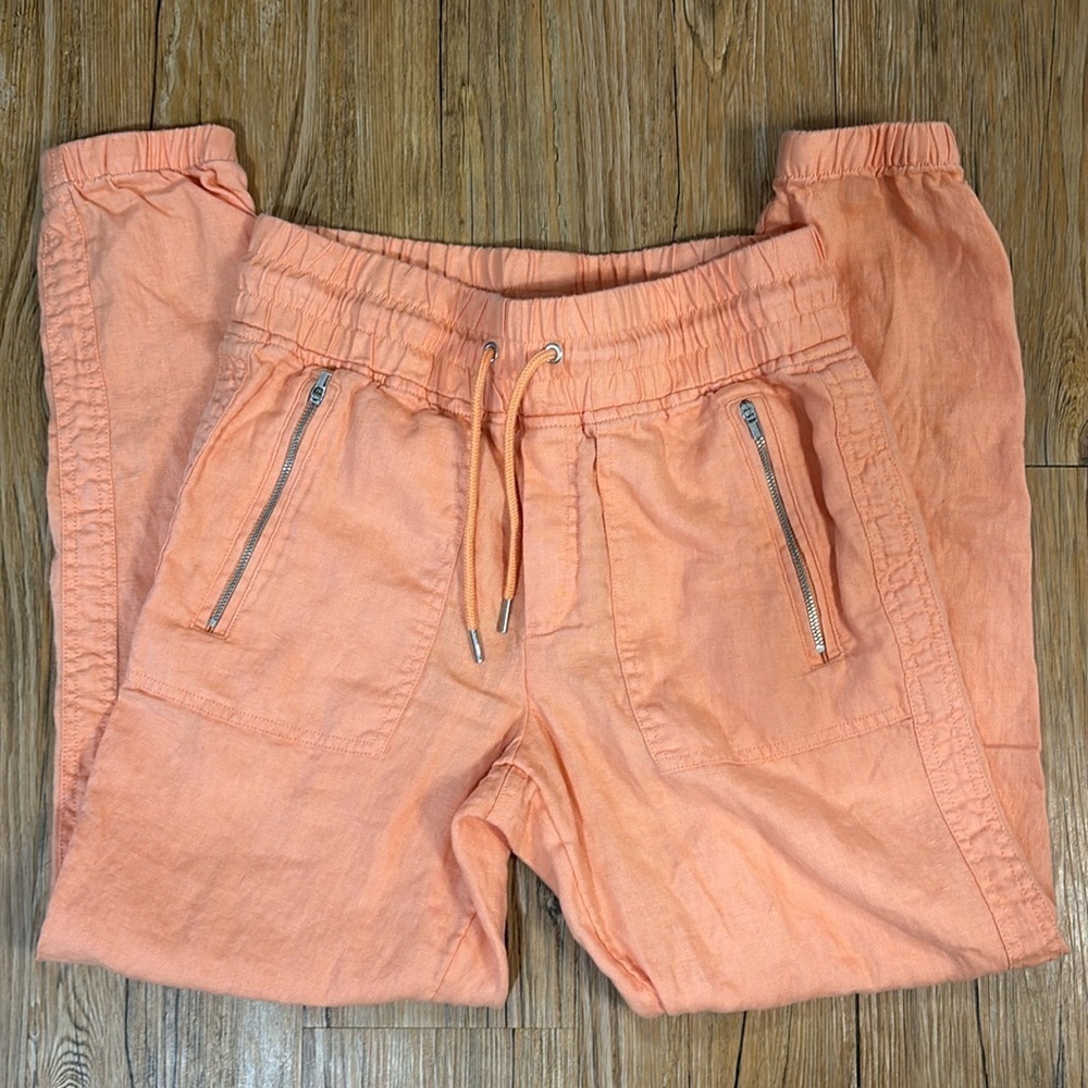 Athleta Linen Jogger Pants